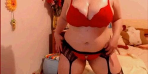 sexy chubby brunette webcam (amateur )