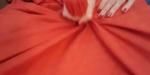 Handjob that blows cum all over me