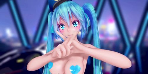 MMD Cop Hatsune Miku (Venom) (Submitted by Arx_MMD)