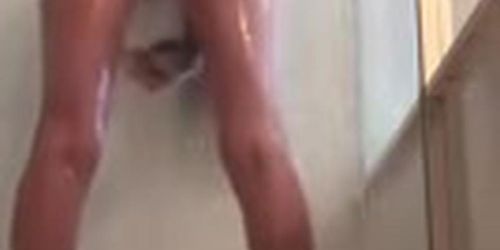 orgasm under shower