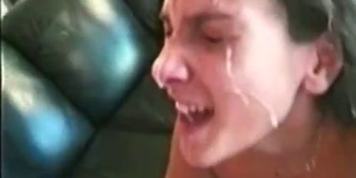 Girlfriend gets massive facial