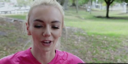 Soccer Teen Girls Take Facials