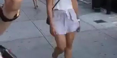 NYC Flasher on street