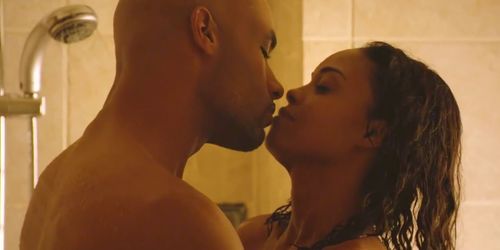 Celebrity Sharon Leal Sex Scene Compilation from Addicted (2014)