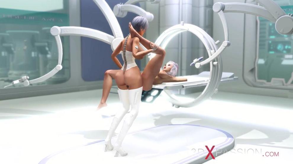 3dxpassion Hot Sex In Sci Fi Med Bay 3d Sexy Dickgirl Android Fucks 