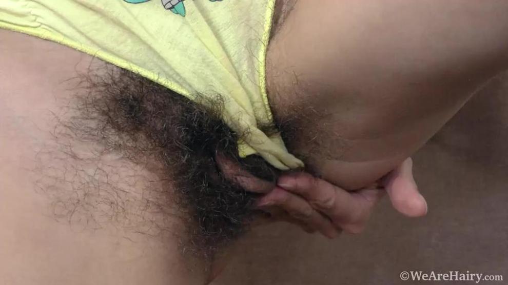 We Are Hairy Efina Masturbates With Her Pink Vibrator With Joy Porn Videos 2570