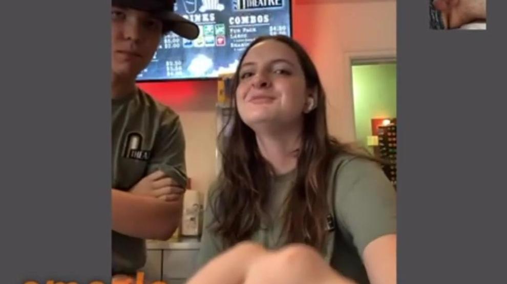 big white dick Omegle Flash At Work - Tnaflix.com