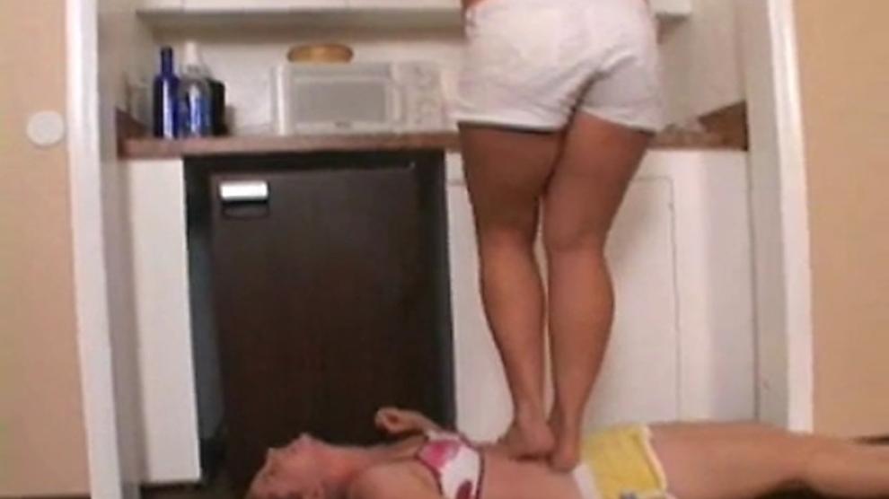 Lesbian Trampling