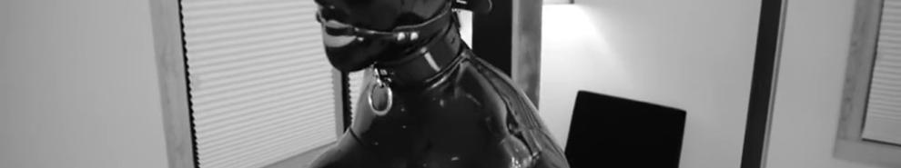 Sexy Bdsm Latex Girl S Muffled Moans As She While Sucking