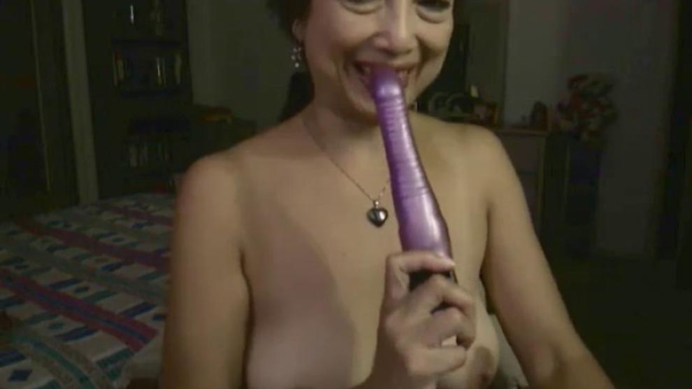 Horny Asian Granny Masturbating Porn Videos