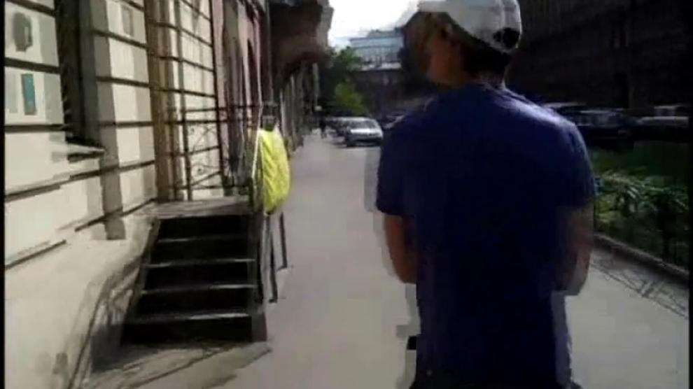 Russian Teen Bitch Gets Nailed At The Window
