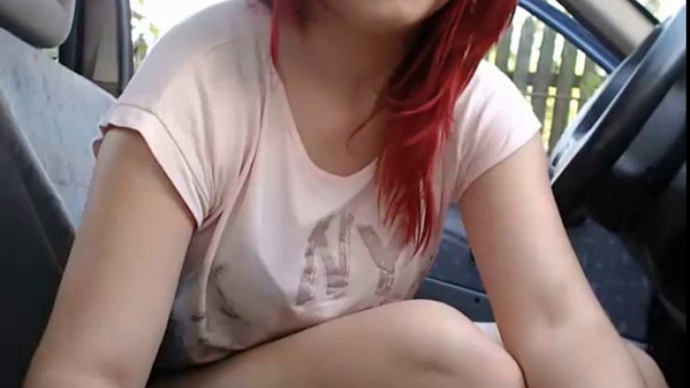 Otngagged redhead asian watching