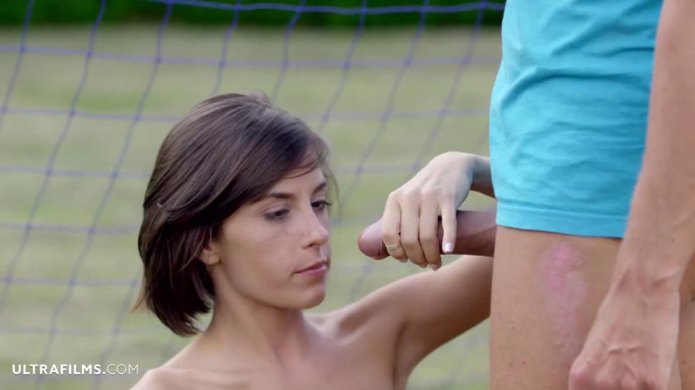 ULTRAFILMS HD Hot Girl Is Fucked At A Football Training With Her Coach