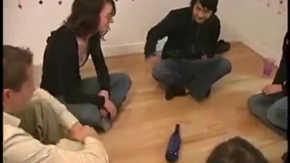 Teen Party With Strip The Bottle Sex Game On The Floor Porn Videos 