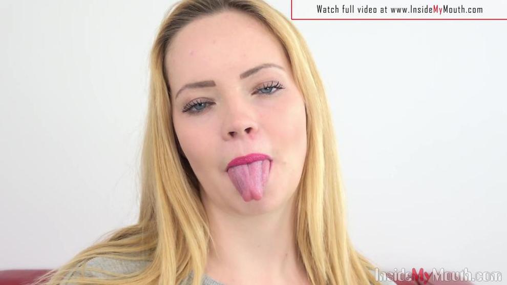 Mouth Fetish Video With Czech Blonde Angel Insidemymouth Teeth
