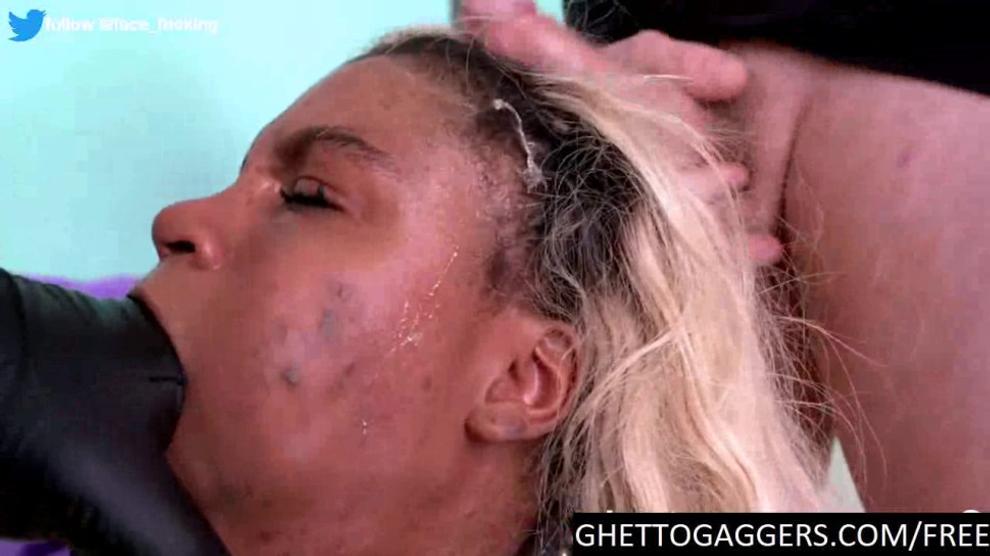 GHETTO GAGGERS Black Teen Throat Destroyed And Slapped Jay D Porn