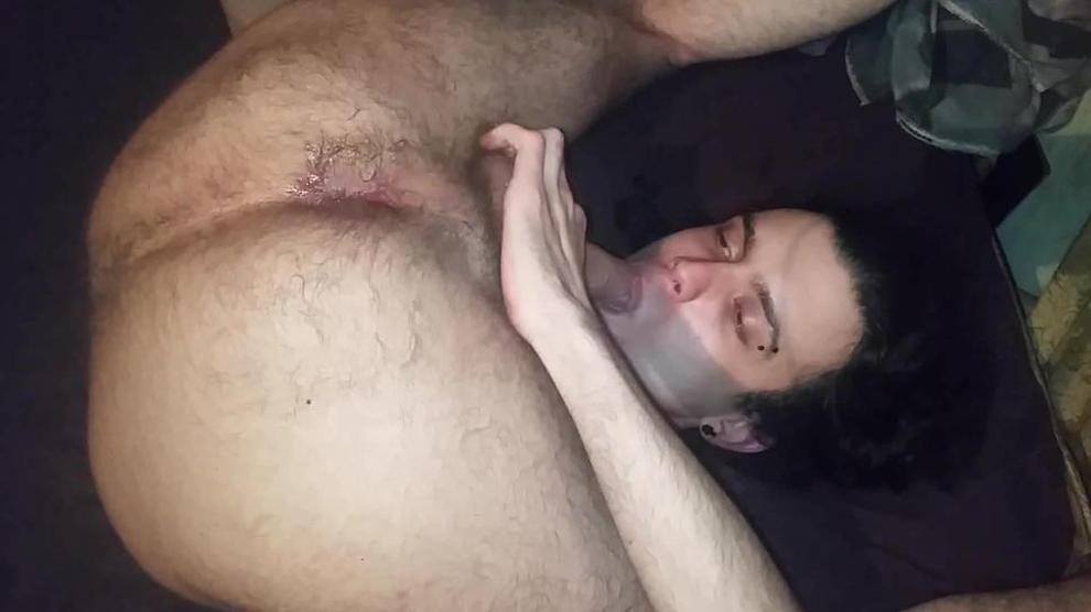 Fucking My Ass With Dildo While I Self Suck Then Use Cum As Lube Porn