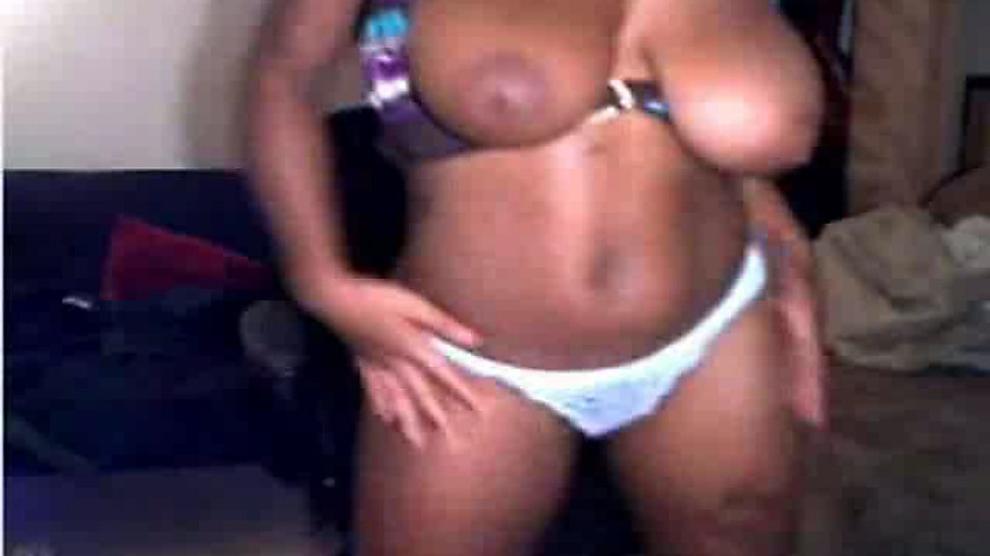 Black POV webcam belly