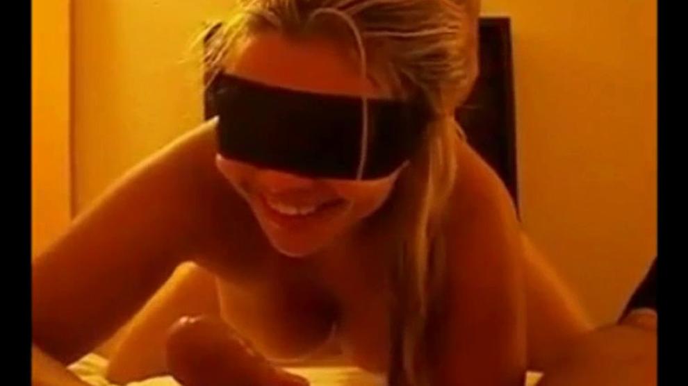 My Blindfolded Wife Fucked by Me and stranger Porn Videos image