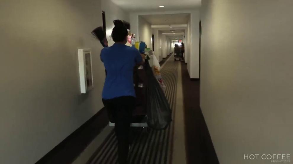 Room Service Slutty Latina Maid Jolla Fucks Hotel Guest