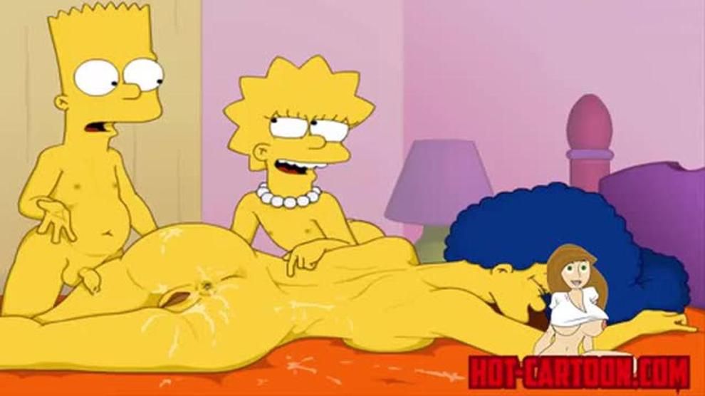Simpsons Porn Bart And Lisa Have Fun With Mother Marge Porn Videos 