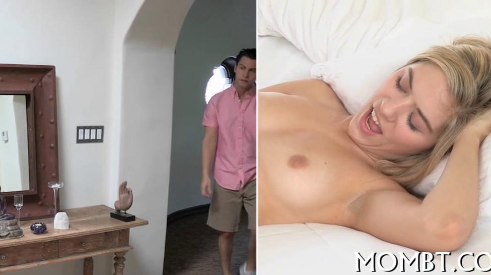 Lia Lor and her BF fucking with her stepmom in the bedroom