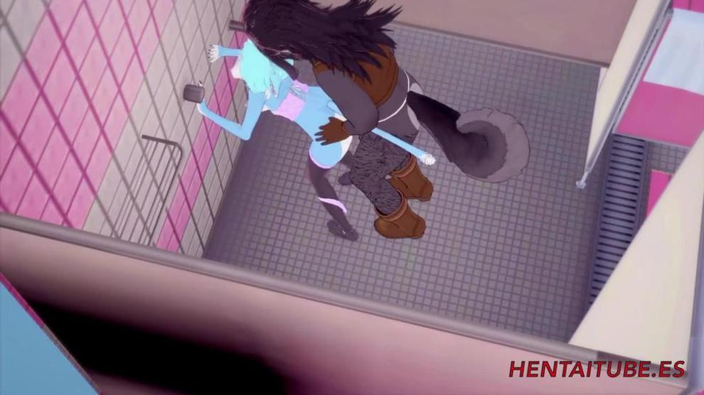 Furry Hentai Dog Fucks Cat In Shower Room Porn Videos