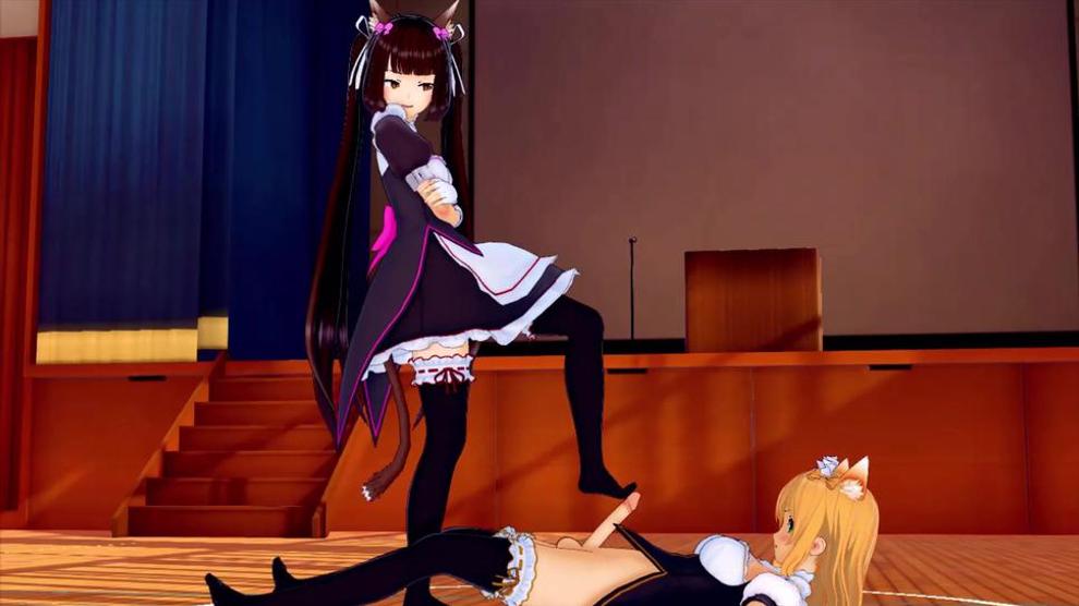 FUTA NEKOPARA MAPLE X CHOCOLA AND VANILLA 3D HENTAI Porn Videos