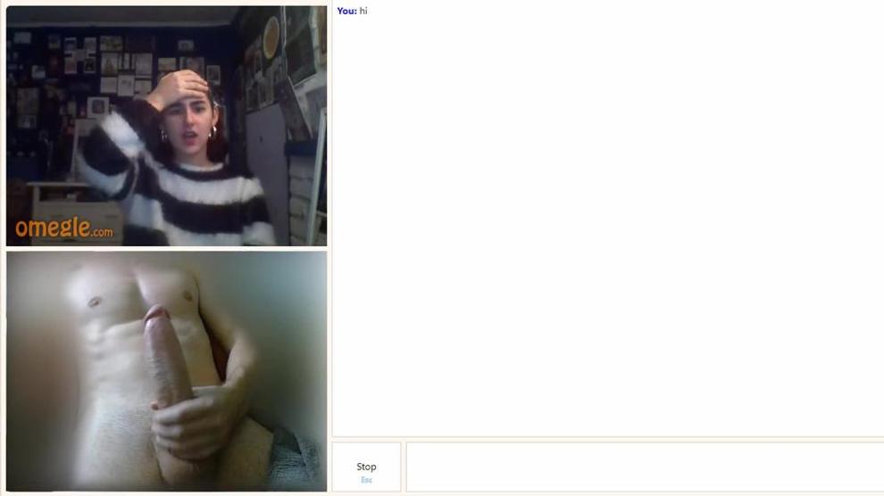 Big reaction omegle cock Females, what