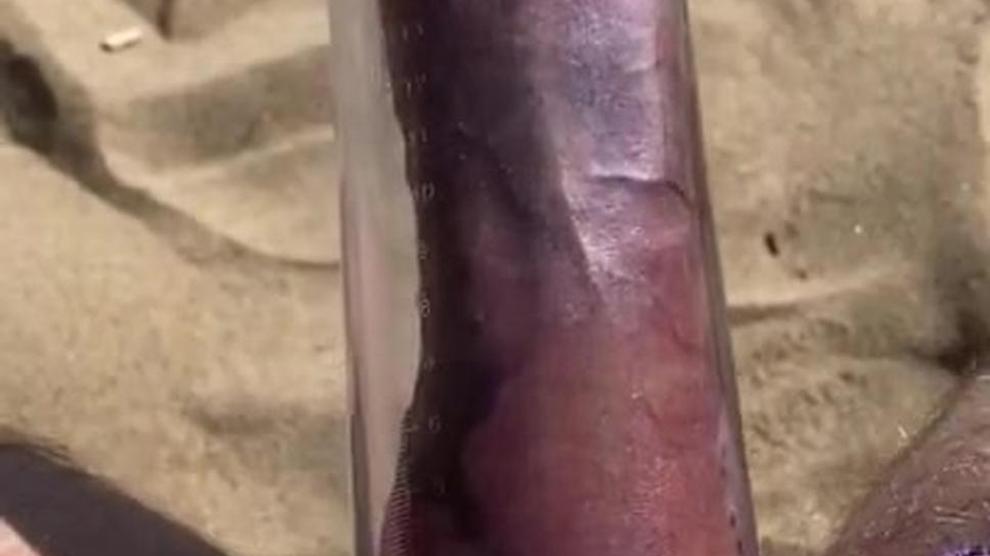 Giant Dick Cumshot On Public Beach Pumped And Jerked To Cum Eruption