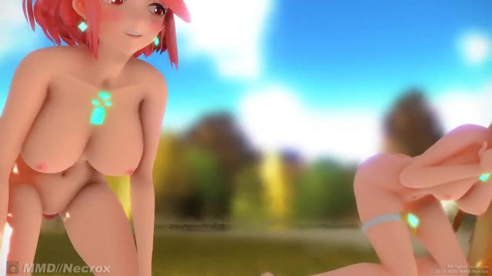 MMD R18From Behind X2 Pyra Mythra Xenoblade Chronicles Porn Videos