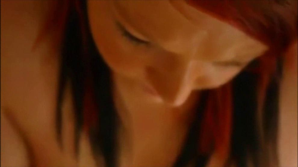 Redhead POV wanking asian
