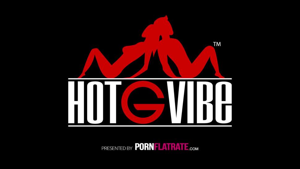 HOT G VIBE - Stupid Hot Lesbians StrapOn Fucking Big Tits