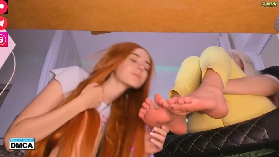 Lesbian feet cam