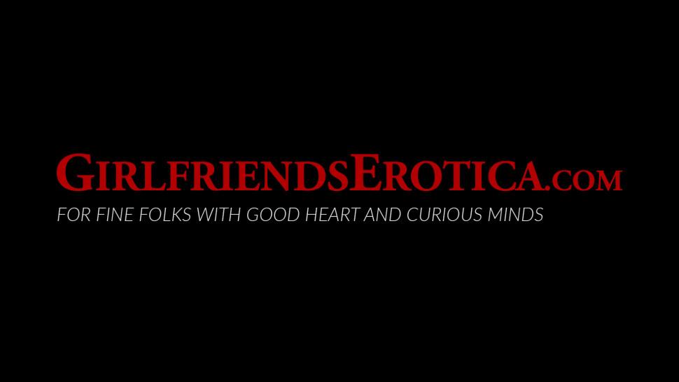 GIRLFRIENDS EROTICA - Abigail Mac scissoring with handsome lesbian pussy eaters