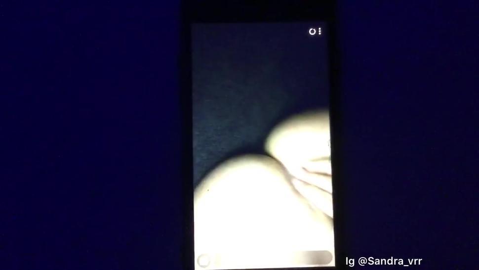 Anal training my best friend over snapchat anal fingering anal insertion ig@ Sandra_vrr