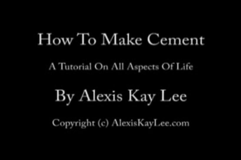 How to Make Cement - wet heels, shoes, stilettos