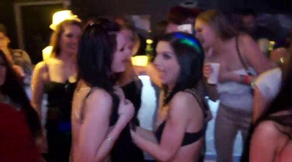 Real amateur cfnm teens partying - video 1