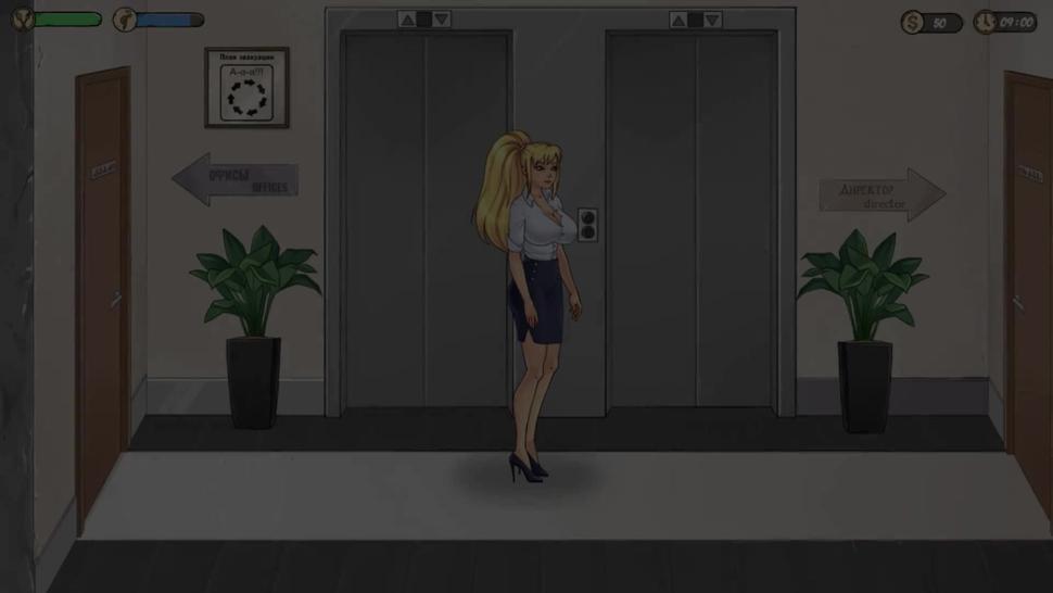TheLewdKnight (part 3). First day at work, sex with the boss  porno game 3d