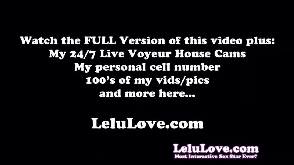 Behind the scenes poon shaving bath on live webcam show - Lelu Love