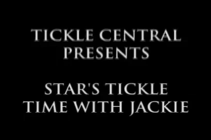 Star's Tickle Time With Jackie - F/F, Cruel Brunette Tickles Her Friend!