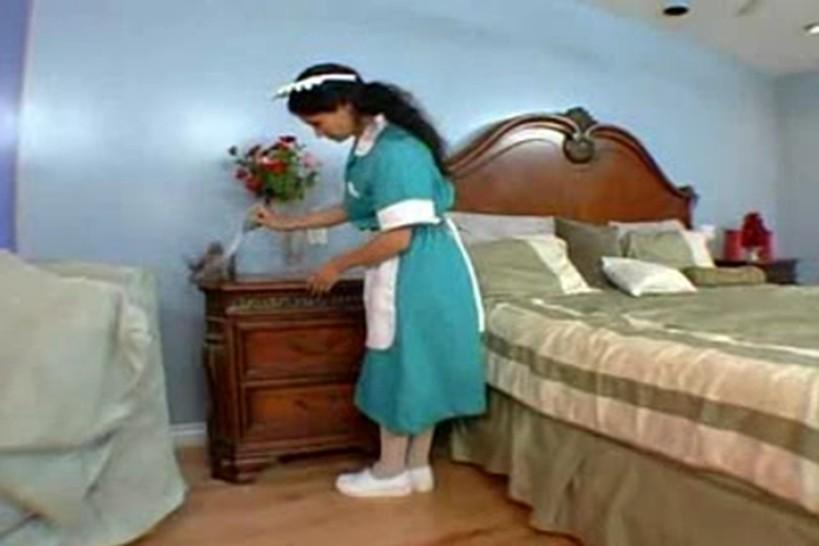 Latina mature maid