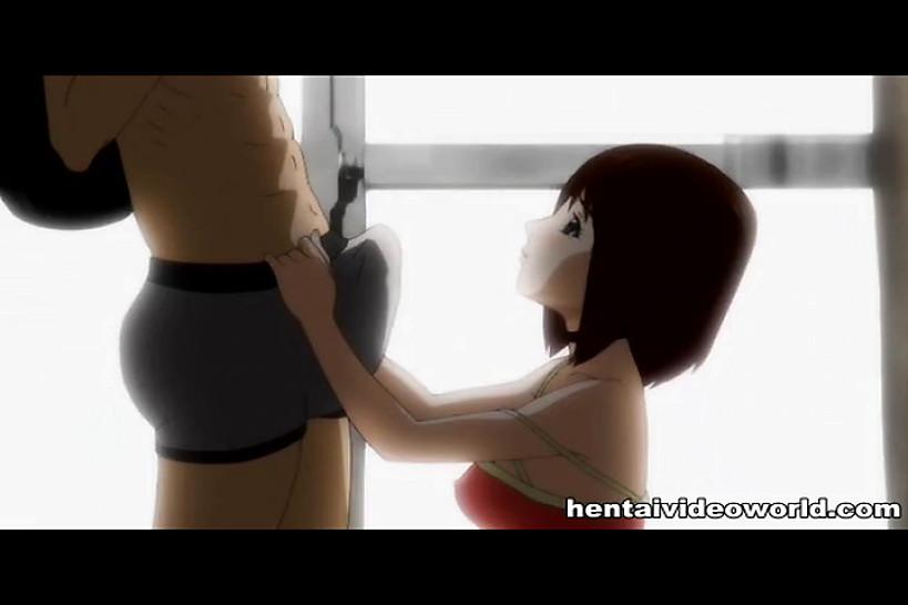 HENTAI VIDEO WORLD - Mosaic: Hentai hard fuck with sexy babe