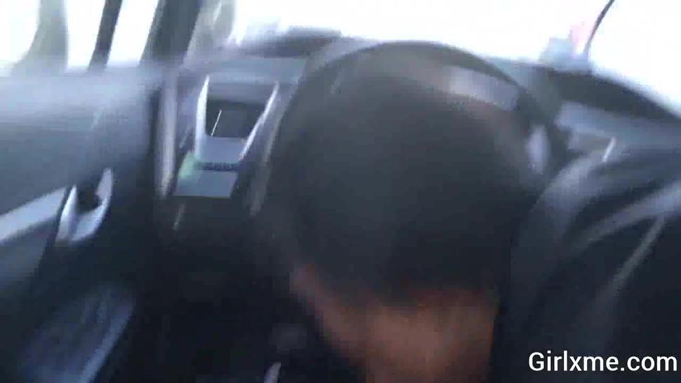 sloppy asian car cum swallow