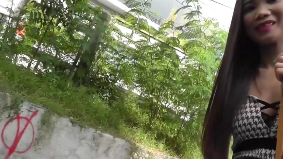 A petite Asian teen with small tits is getting fucked by a horny sextourist