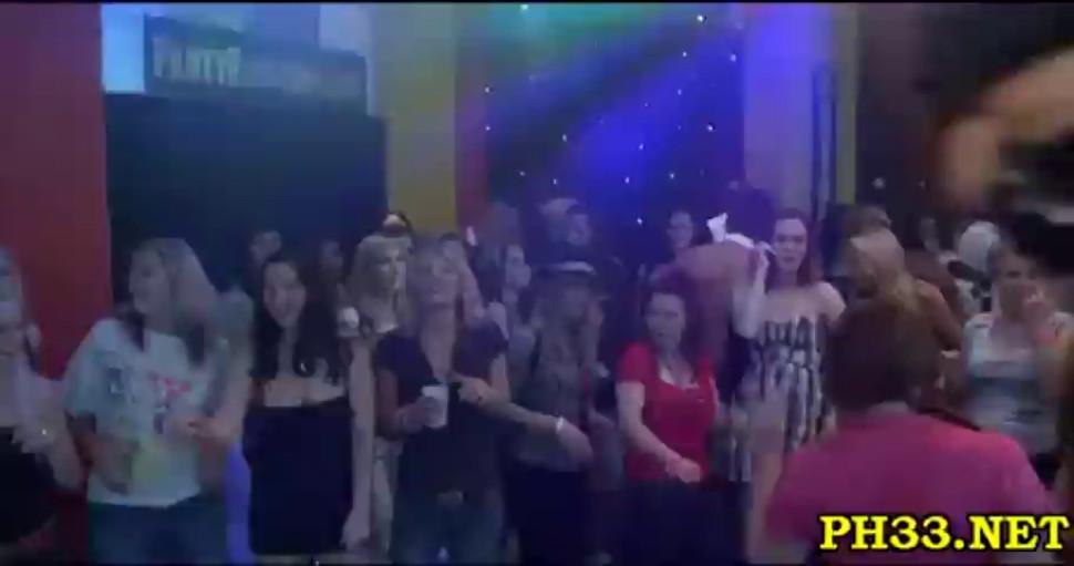 Group sex wild patty at night club - video 41