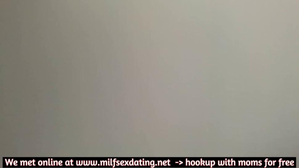 Horny amateur MILF hookup from internet loves to get fucked