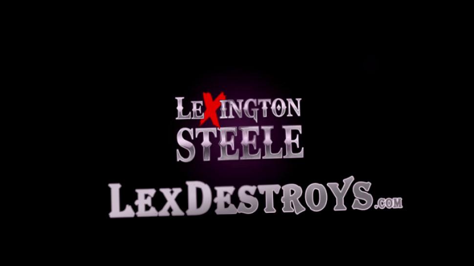 LEXDESTROYS - Pretty Lauren Phillips intense interracial sex with black stud Lex