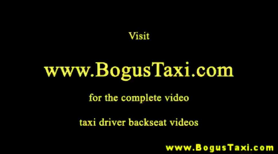 Oral from cab driver for euro slut on the back seat - video 1