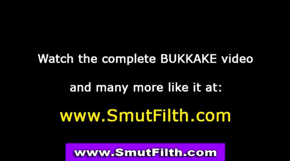 Slut fuck and cum bukkake - video 1